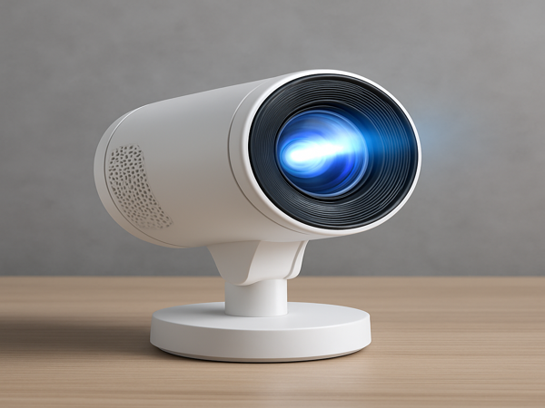 Rechargeable mini projector for home use and camping – compact, Bluetooth-enabled, and portable projector with Android 11